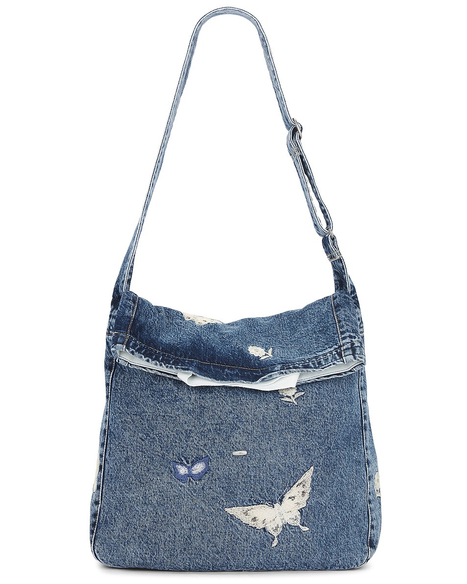 Image 1 of Our Legacy Sling Bag in Indigo Butterfly