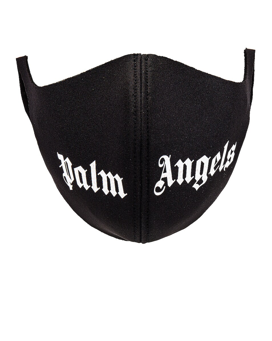Image 1 of Palm Angels Logo Mask in Black