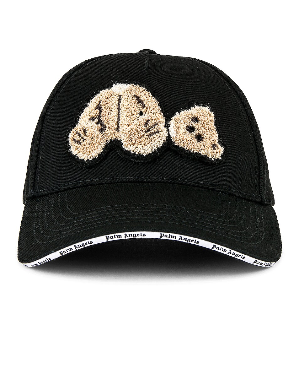 Image 1 of Palm Angels Bear Cap in Black