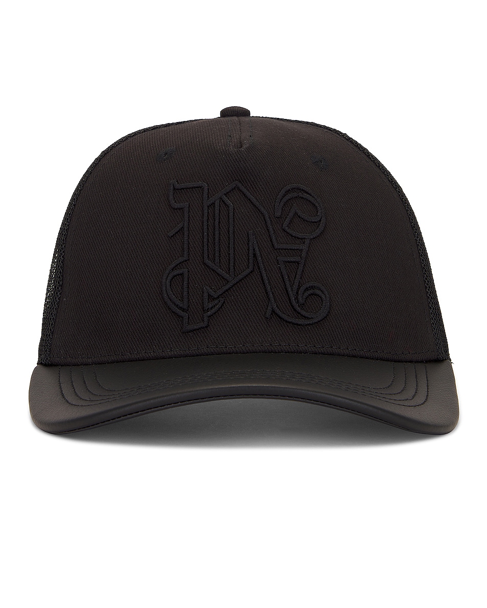 Image 1 of Palm Angels Trucker Hat in Black