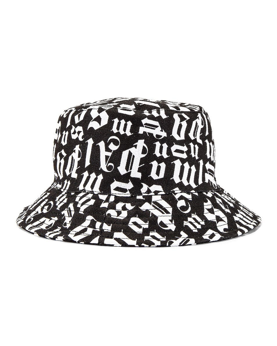 Image 1 of Palm Angels Bucket Hat in Black