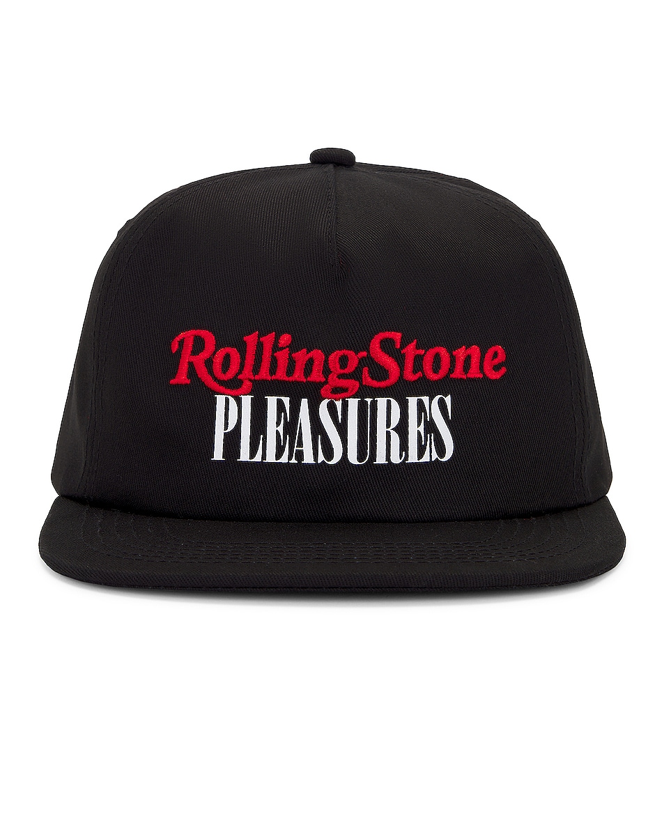 Image 1 of Pleasures Rolling Stone Hat in Black