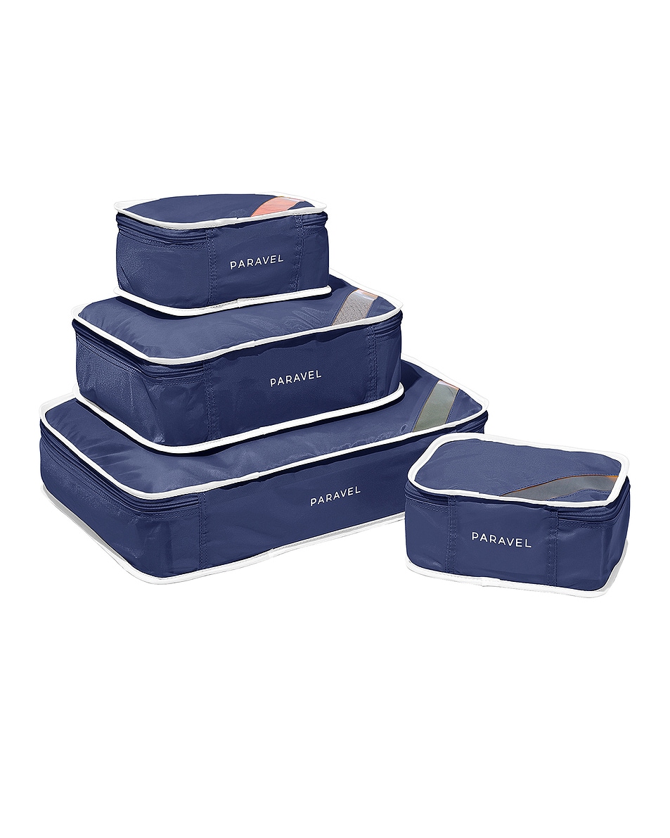 Image 1 of Paravel Packing Cube Quad Case in Scuba Navy