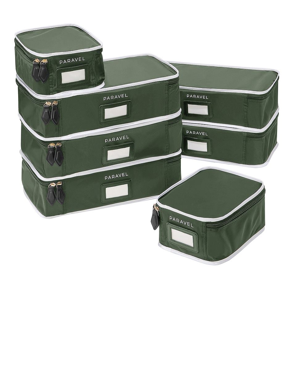 Image 1 of Paravel Trunk Packing Cube Set in Safari Green