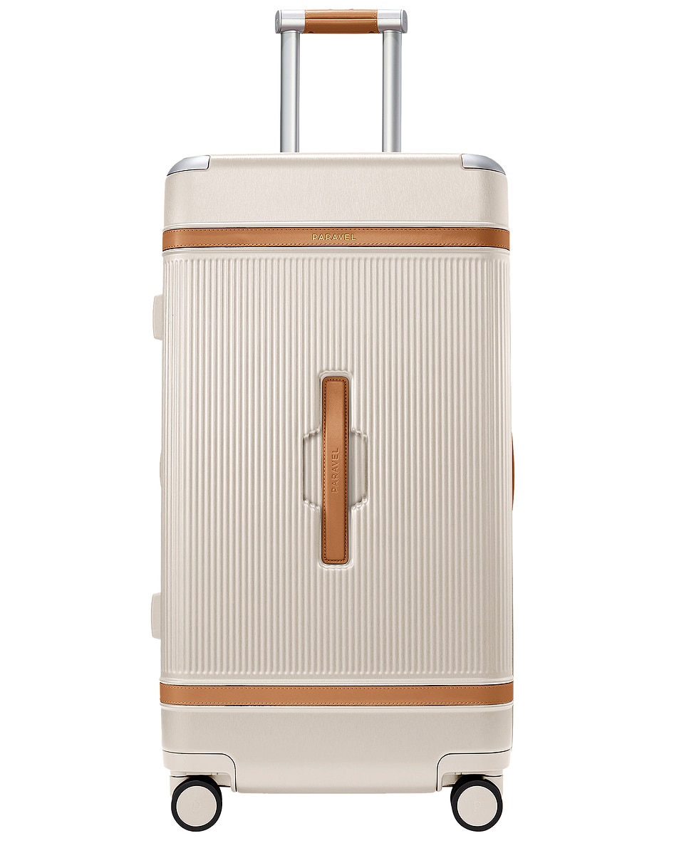 Image 1 of Paravel Aviator Trunk Suitcase in Scout Tan