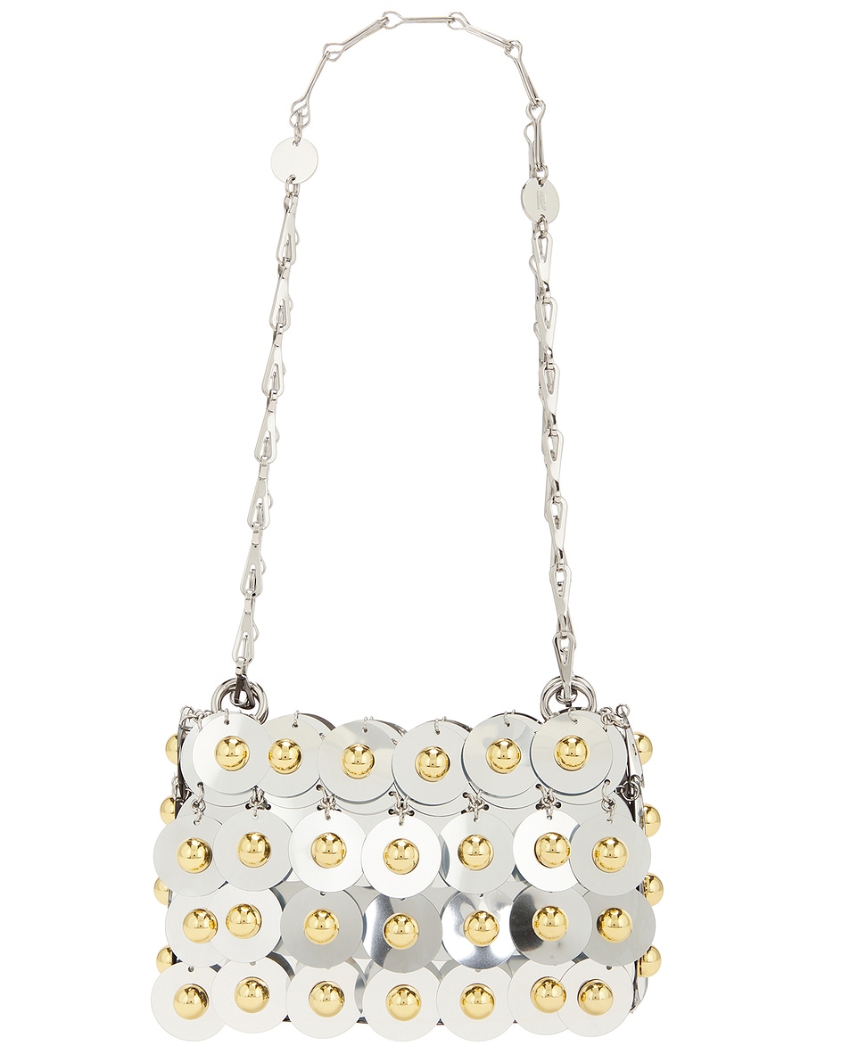 Image 1 of RABANNE Sac A Main Handbag in Silver & Gold