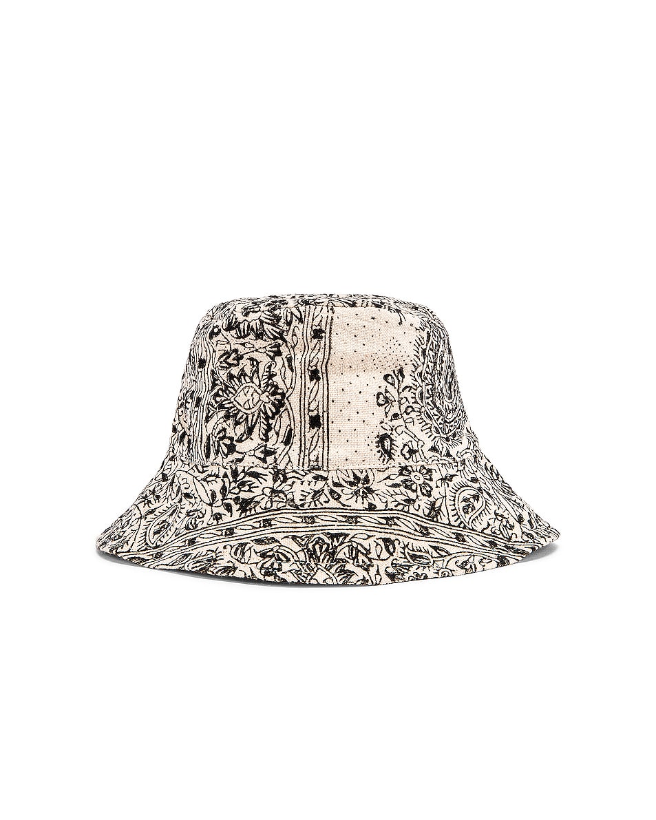 Image 1 of Paria Farzaneh Monochrome Bucket Hat in Natural