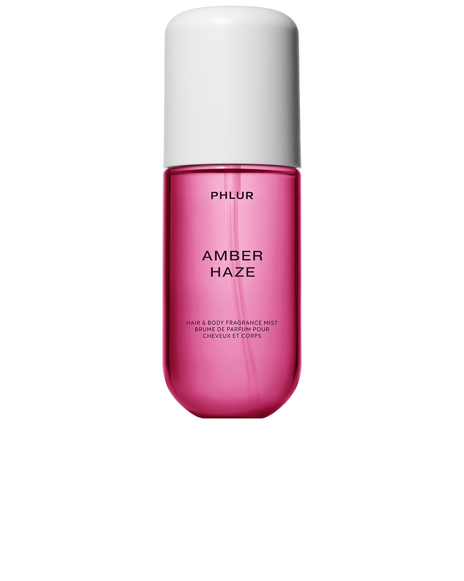 Image 1 of PHLUR Travel Size Amber Haze Hair And Body Mist 3oz in 