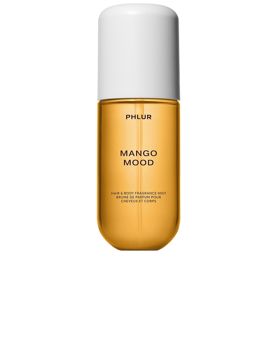 Image 1 of PHLUR Travel Size Mango Mood Hair And Body Mist 3oz in 