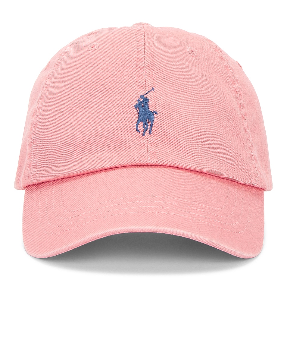Image 1 of Polo Ralph Lauren Chino Sport Cap in Desert Rose