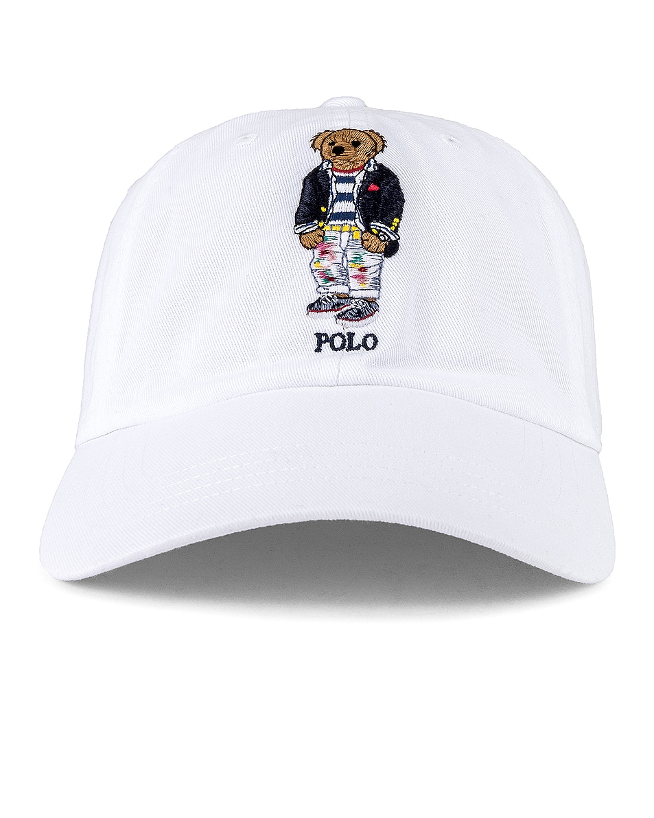 Image 1 of Polo Ralph Lauren Sport Cap in Pure White