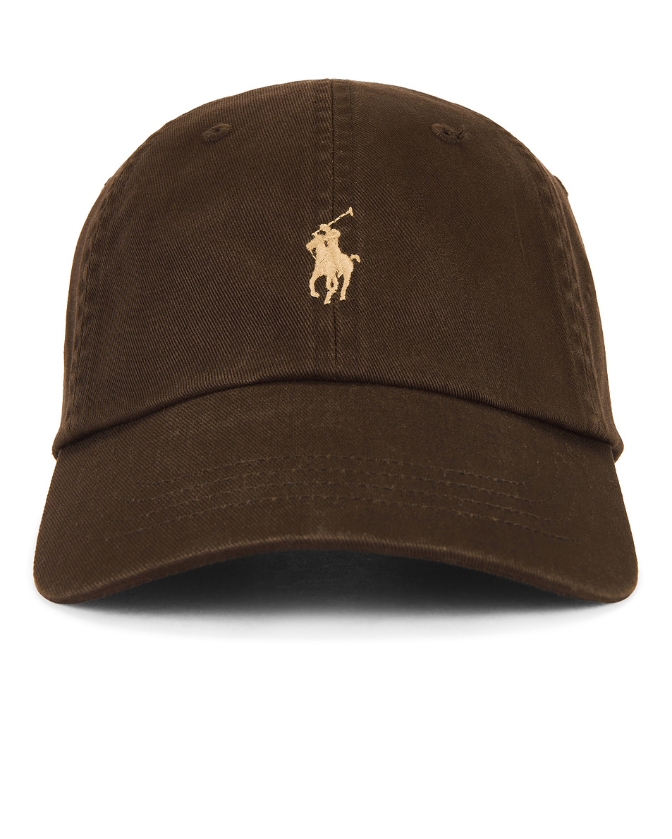 Image 1 of Polo Ralph Lauren Chino Sport Cap in Nutmeg Brown