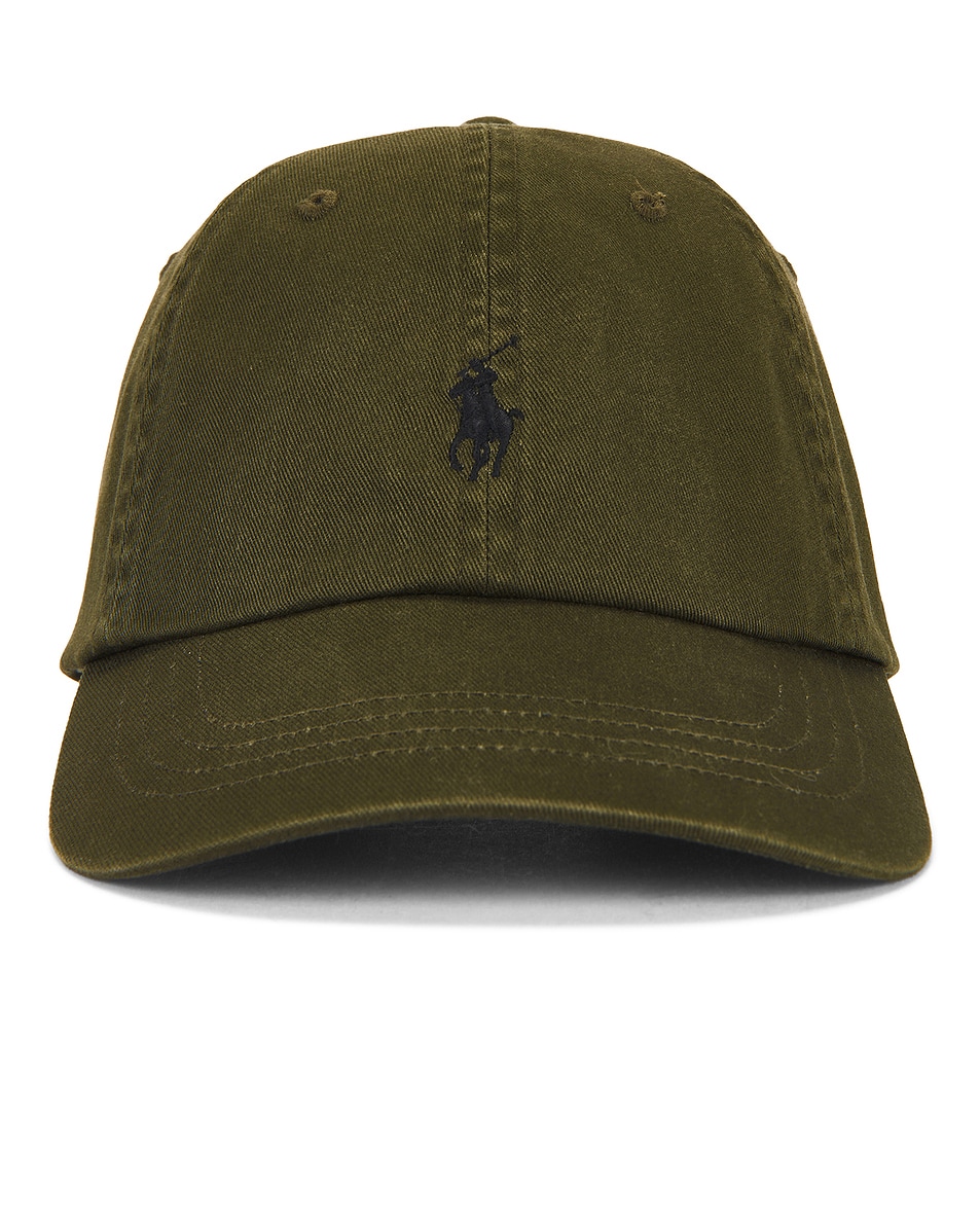 Image 1 of Polo Ralph Lauren Chino Sport Cap in Company Olive