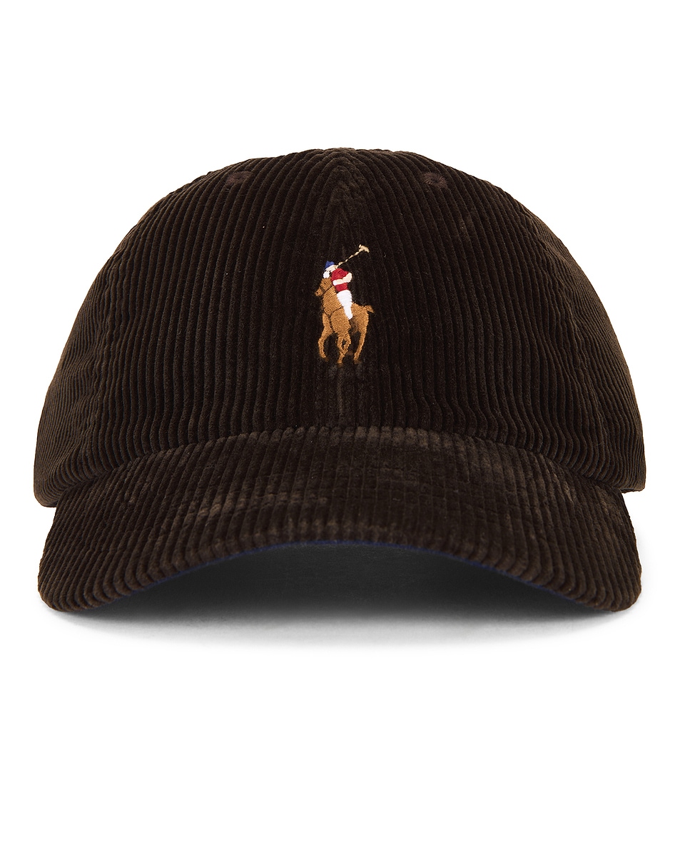Image 1 of Polo Ralph Lauren Corduroy Classic Sport Cap in Madison Brown