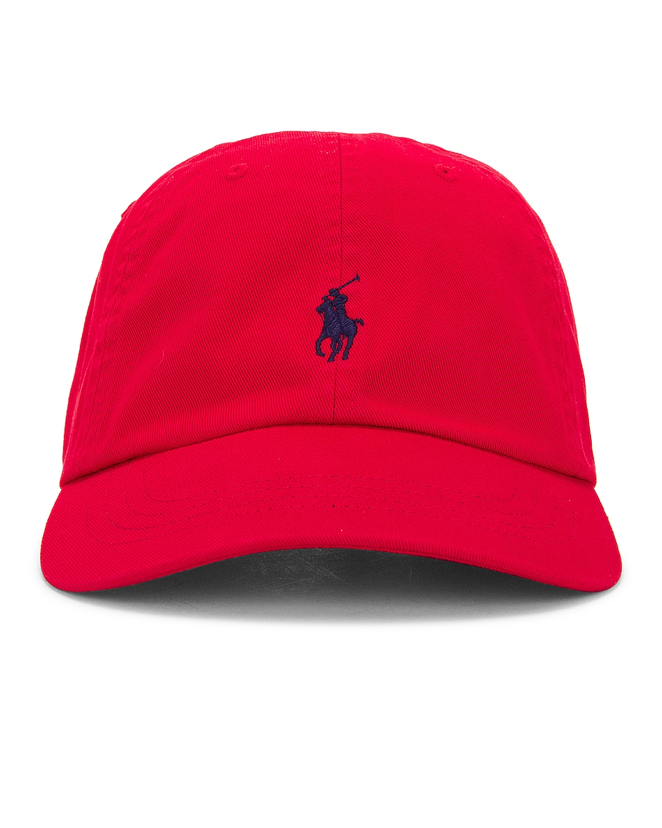 Image 1 of Polo Ralph Lauren Chino Cap in Rl 2000 Red