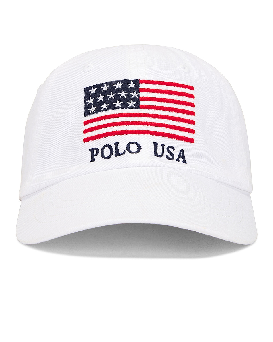 Image 1 of Polo Ralph Lauren Classic Sport Cap in White