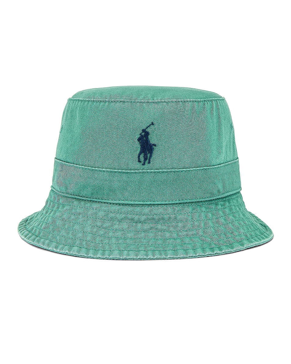 Image 1 of Polo Ralph Lauren Buck Hat in Seafoam