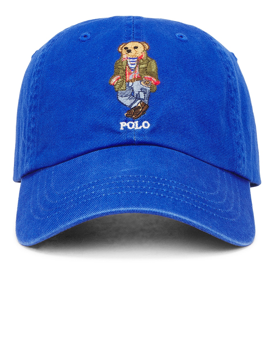 Image 1 of Polo Ralph Lauren Bear Sport Cap in Blue Saturn