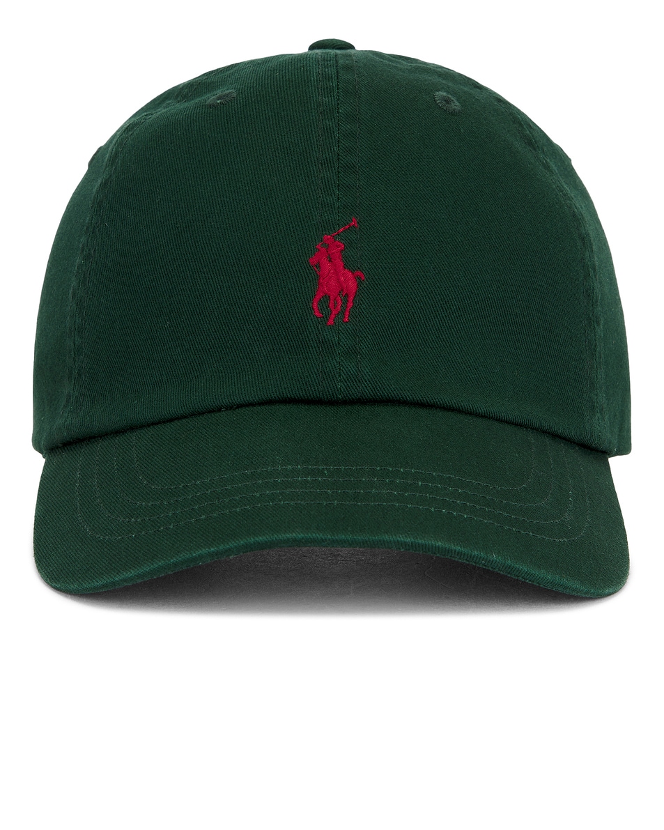 Image 1 of Polo Ralph Lauren Baseball Hat in College Green