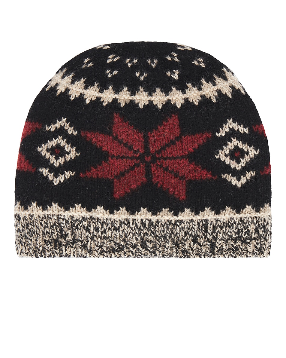 Image 1 of Polo Ralph Lauren Holiday Beanie in Black Multi