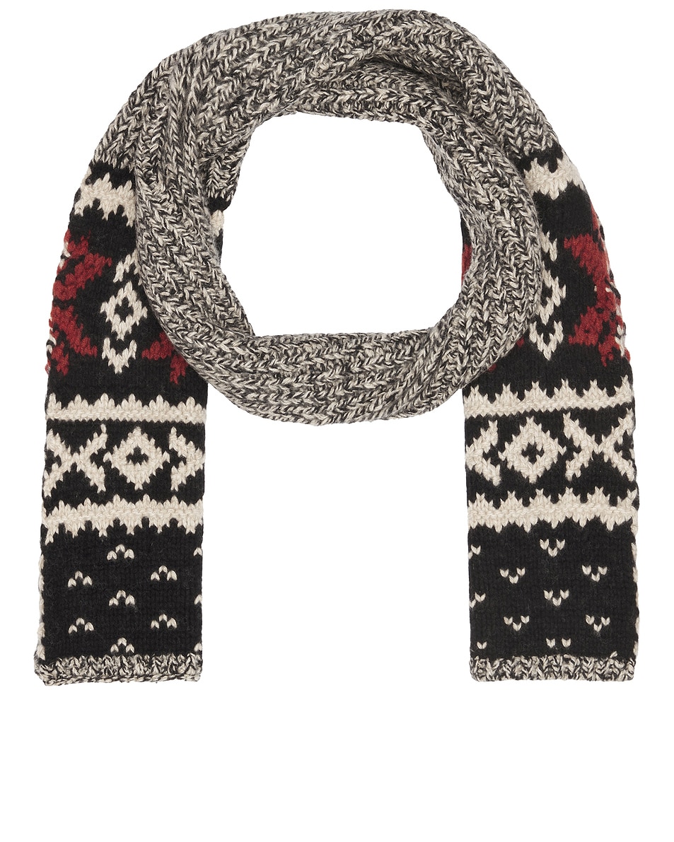 Image 1 of Polo Ralph Lauren Holiday Scarf in Black Multi