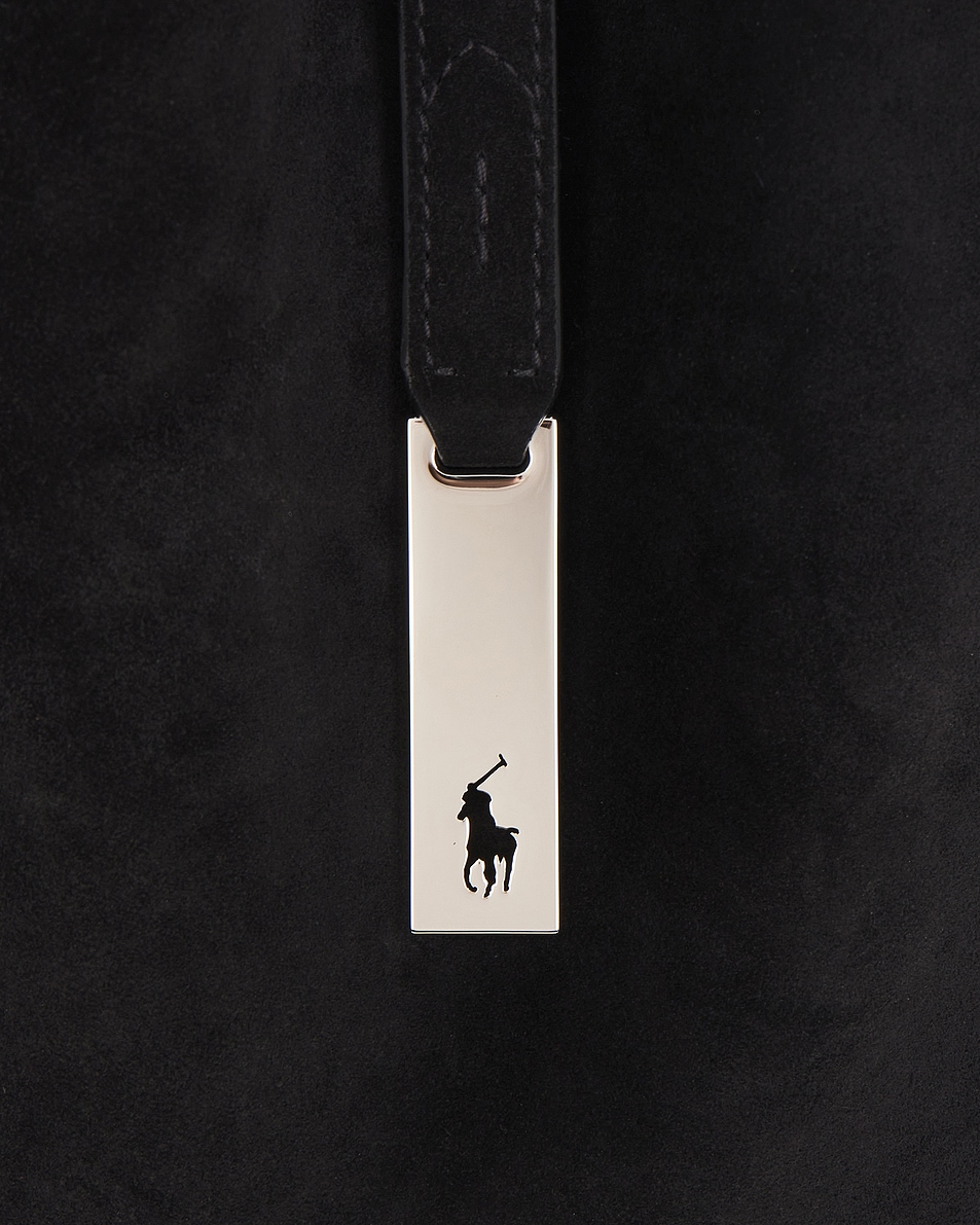 Large Fringe Suede Id Shoulder Bag