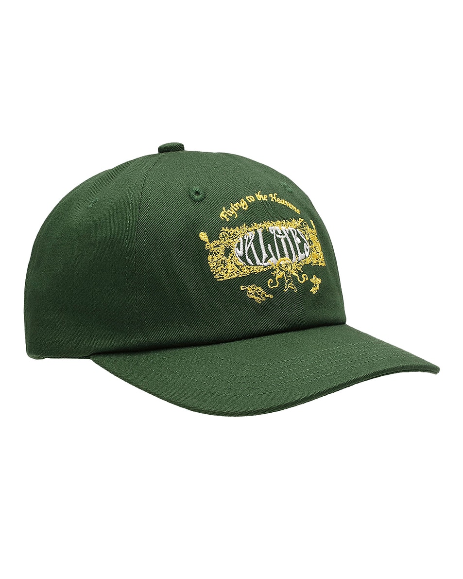 Image 1 of Palmes Angels 6-Panel Cap in Dark Green