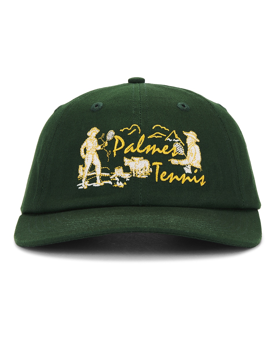 Image 1 of Palmes Dustup 6 Panel Cap in Dark Green