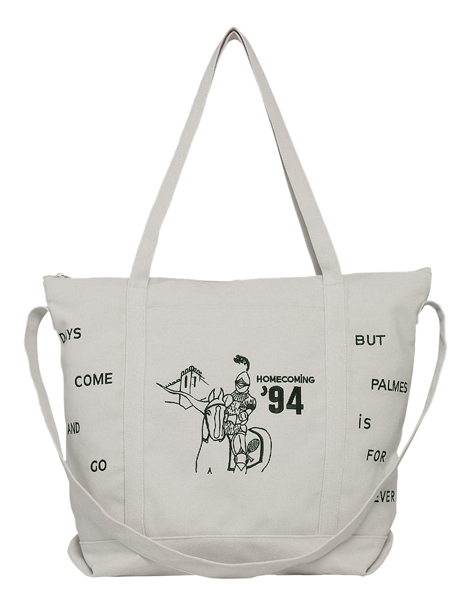 Image 1 of Palmes Forever Tote Bag in Off White