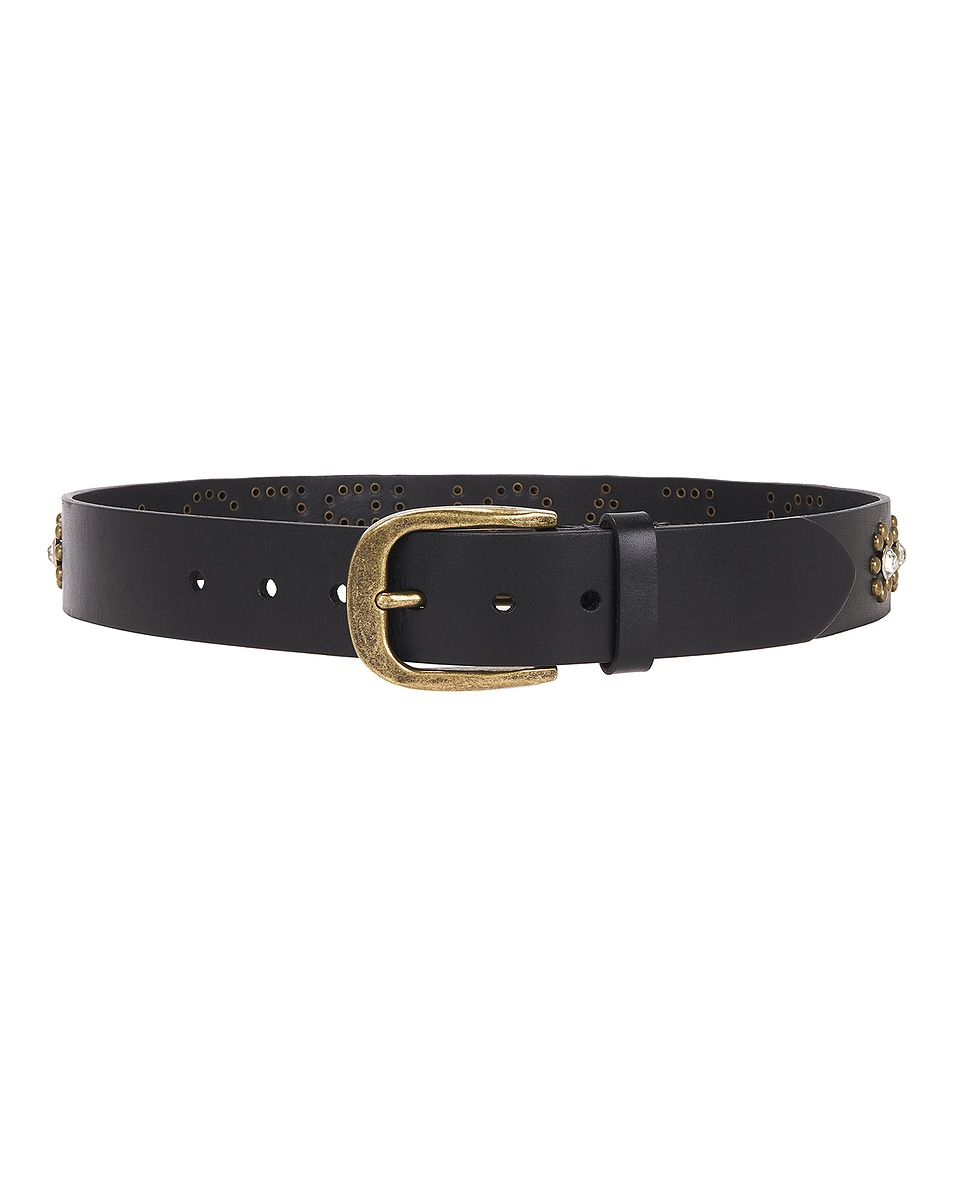 Image 1 of Pleasures Studded Belt in Black