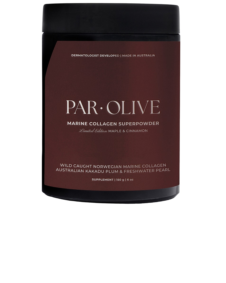 Image 1 of Par Olive Maple & Cinnamon Pearl Marine Collagen Superpowder in Maple & Cinnamon