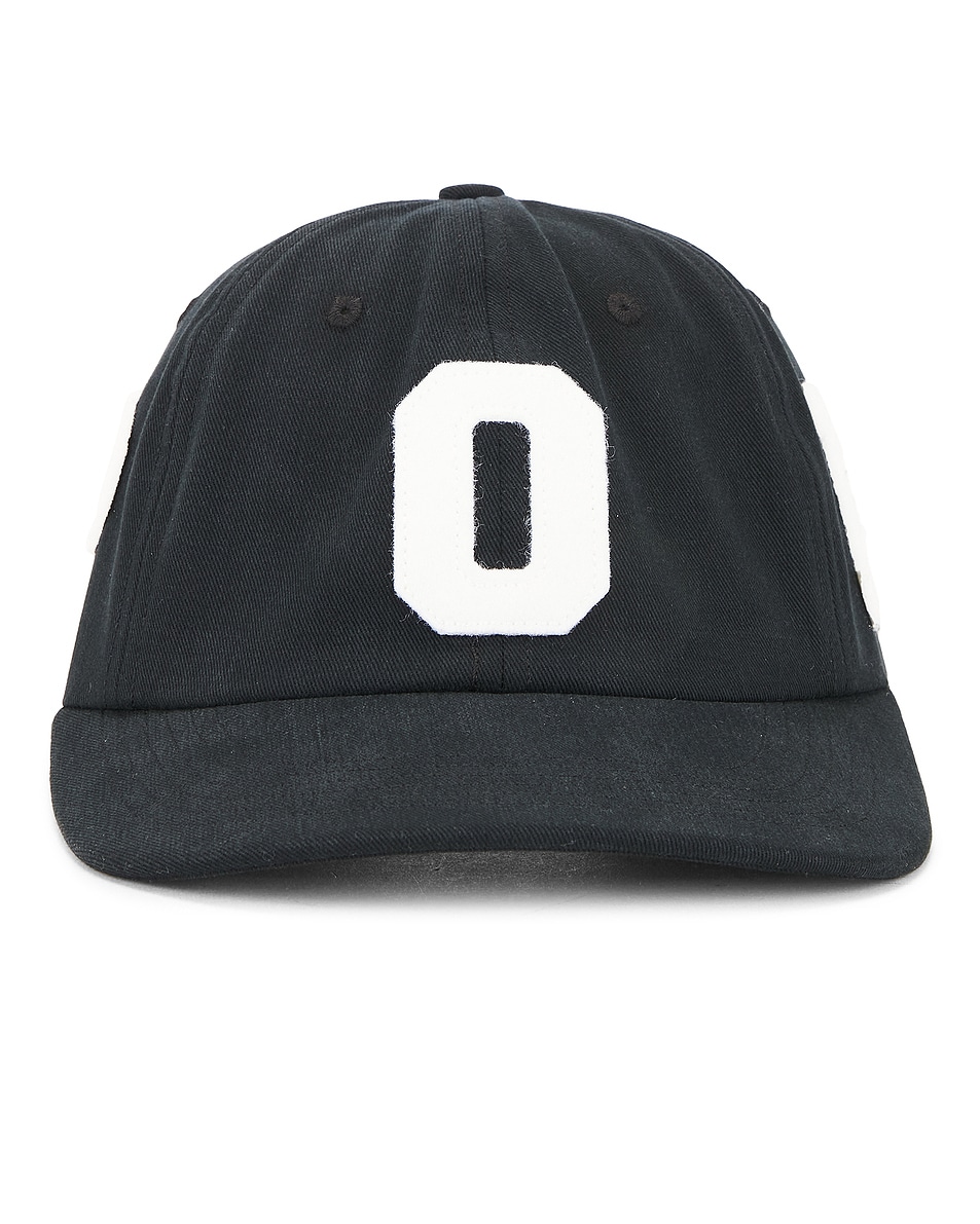 Image 1 of Pop Trading Company Football O Hat in Black