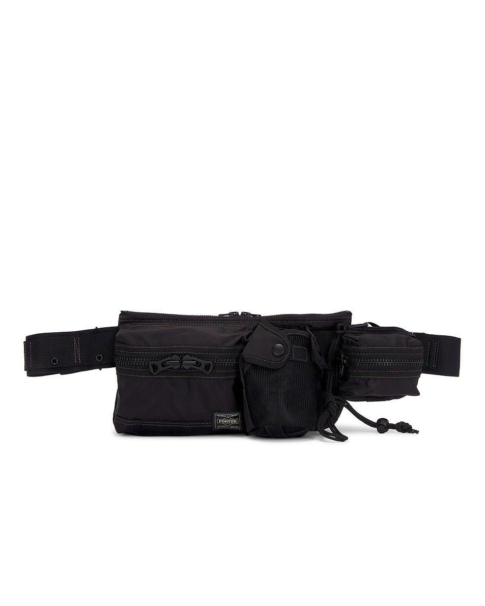 Image 1 of Porter-Yoshida & Co. All Waist Bag With Pouches in Black