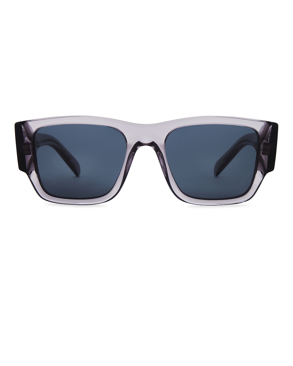 Image 1 of Prada Wayfarer Sunglasses in Transparent Grey