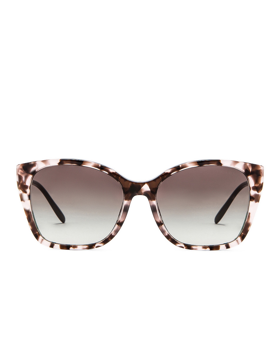 Image 1 of Prada Square Sunglasses in Brown Gradient