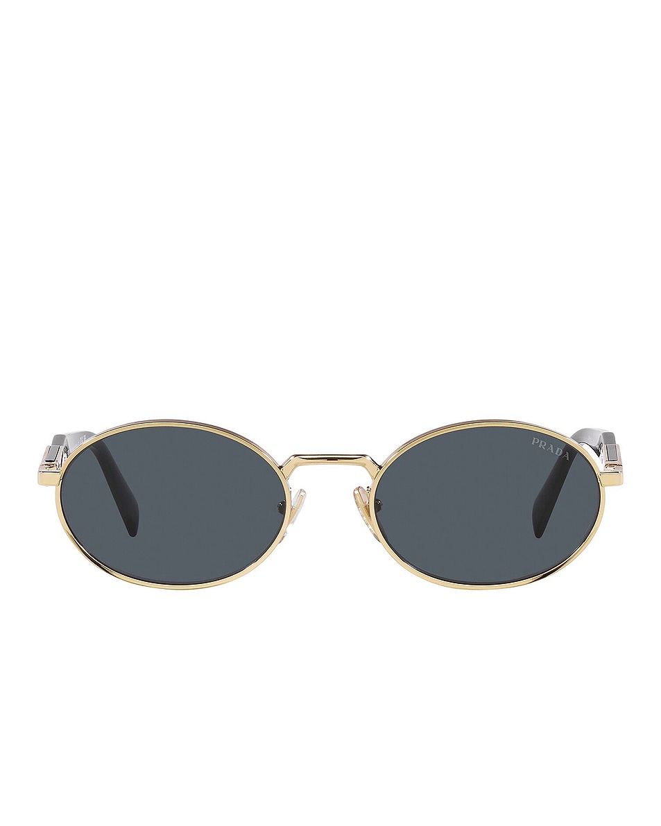 Image 1 of Prada Round Sunglasses in Gold