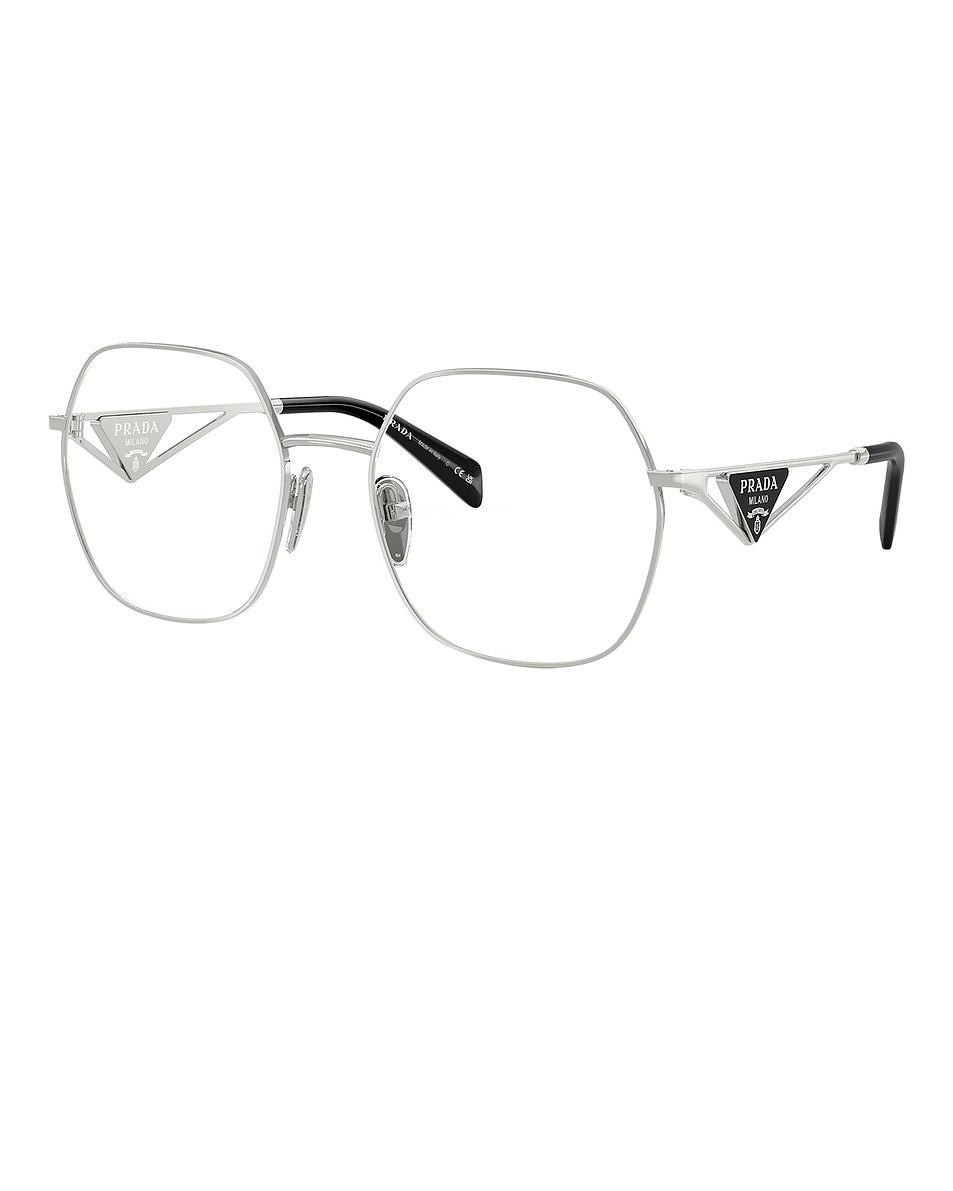 Image 2 of Prada Square Eyeglasses in Silver