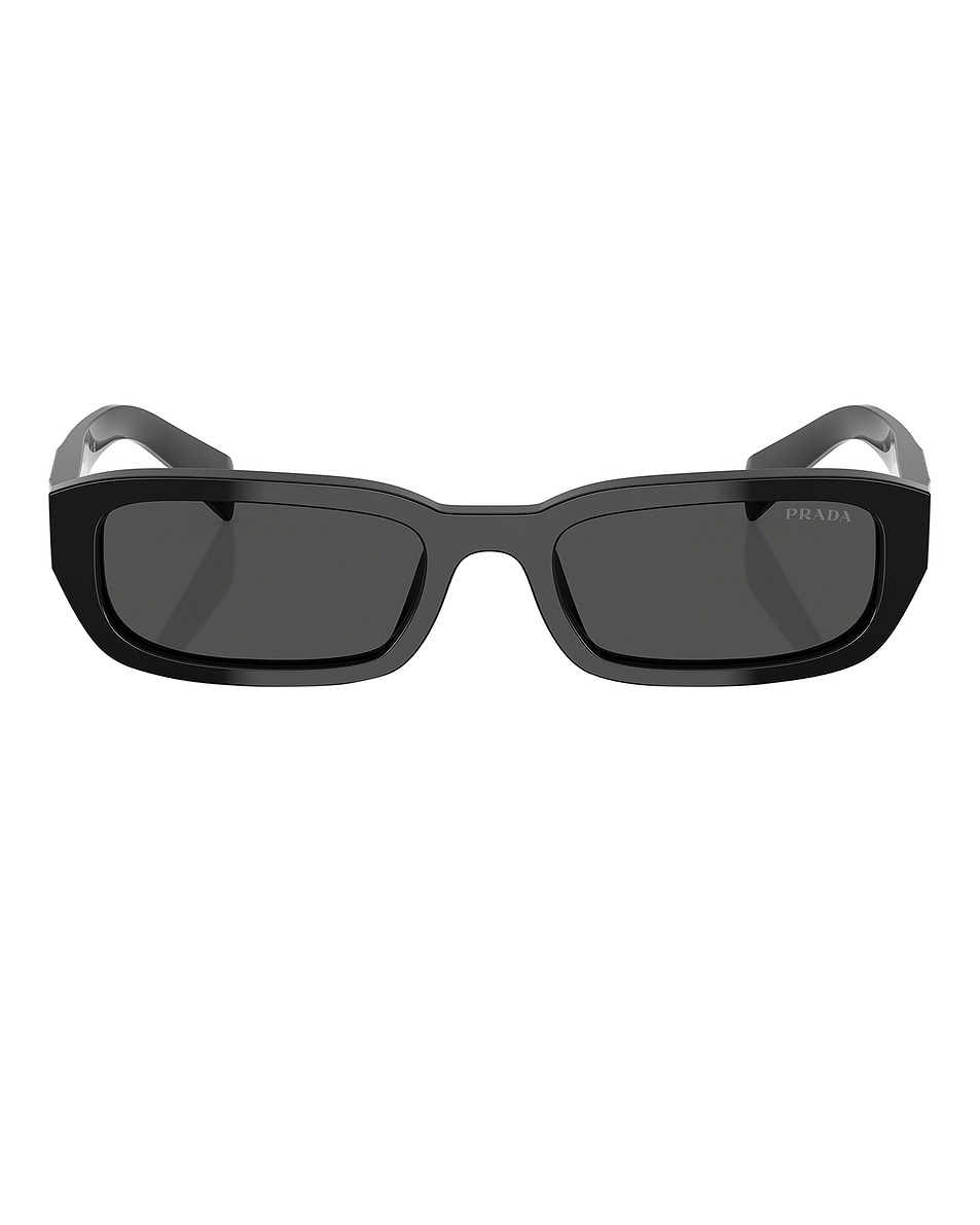 Image 1 of Prada Narrow Sunglasses in Black