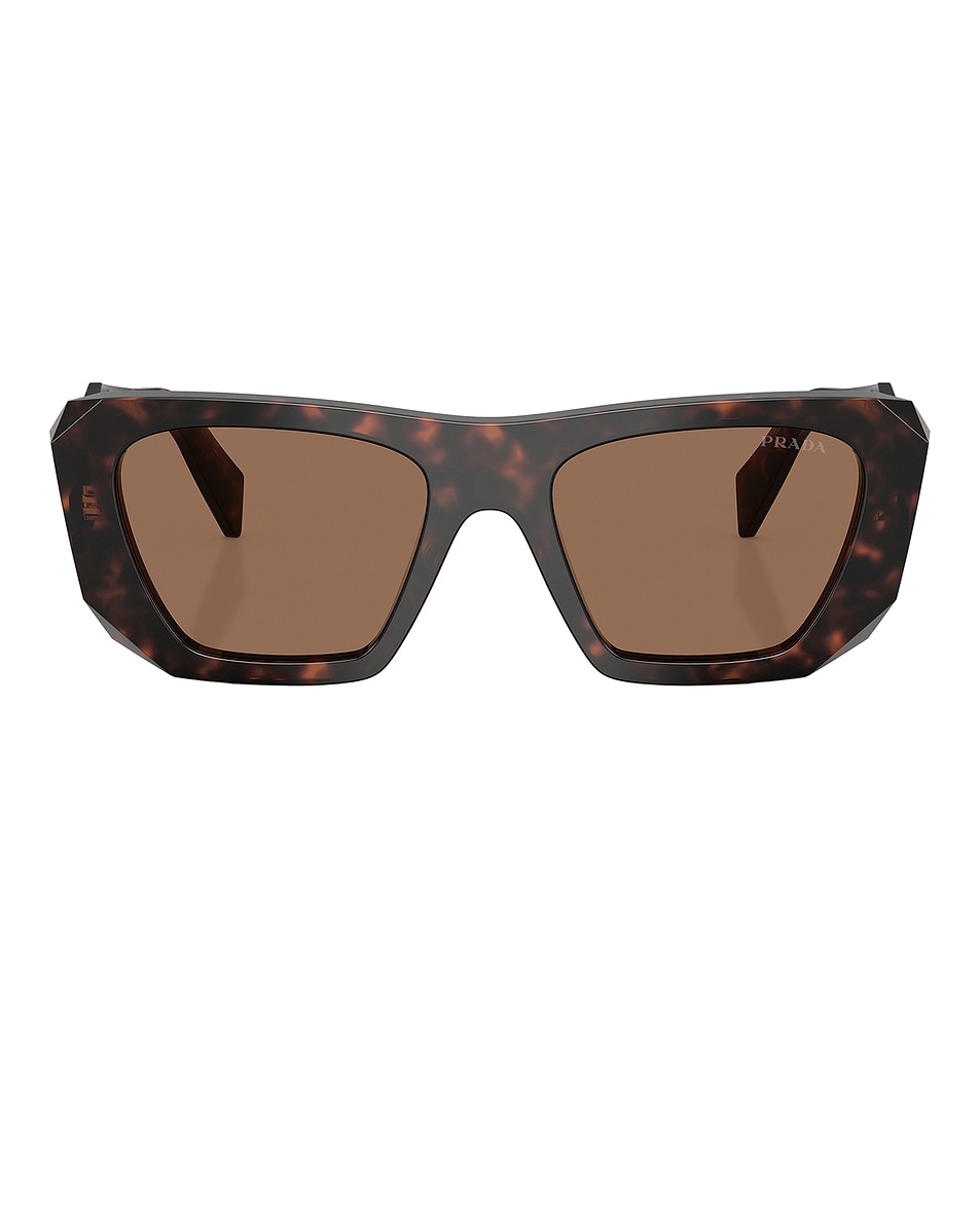 Image 1 of Prada Square Sunglasses in Root Tortoise