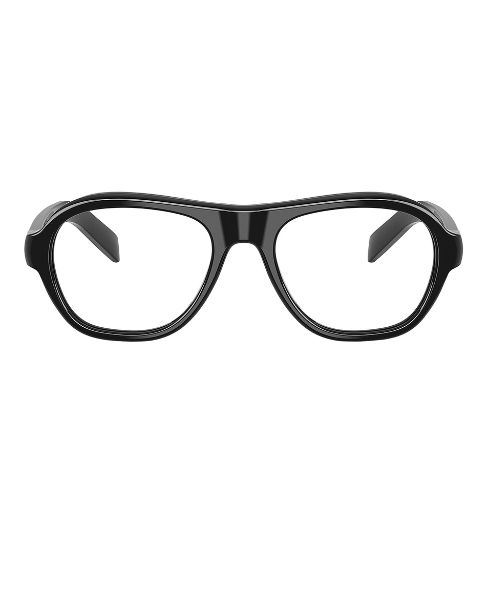 Image 1 of Prada Shield Eyeglasses in Black