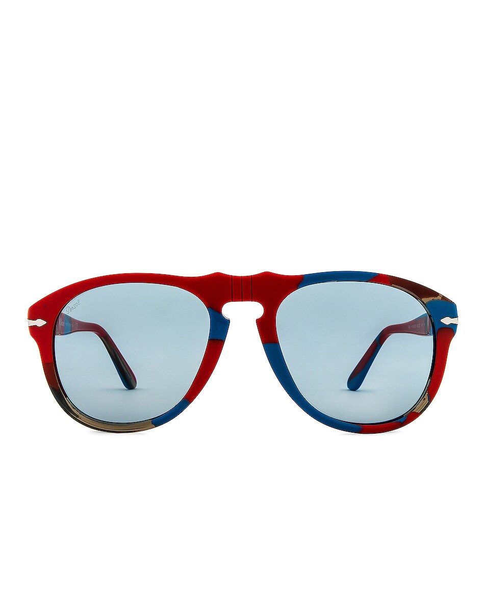 Image 1 of Persol JW Anderson 54 in Red & Blue Spotted