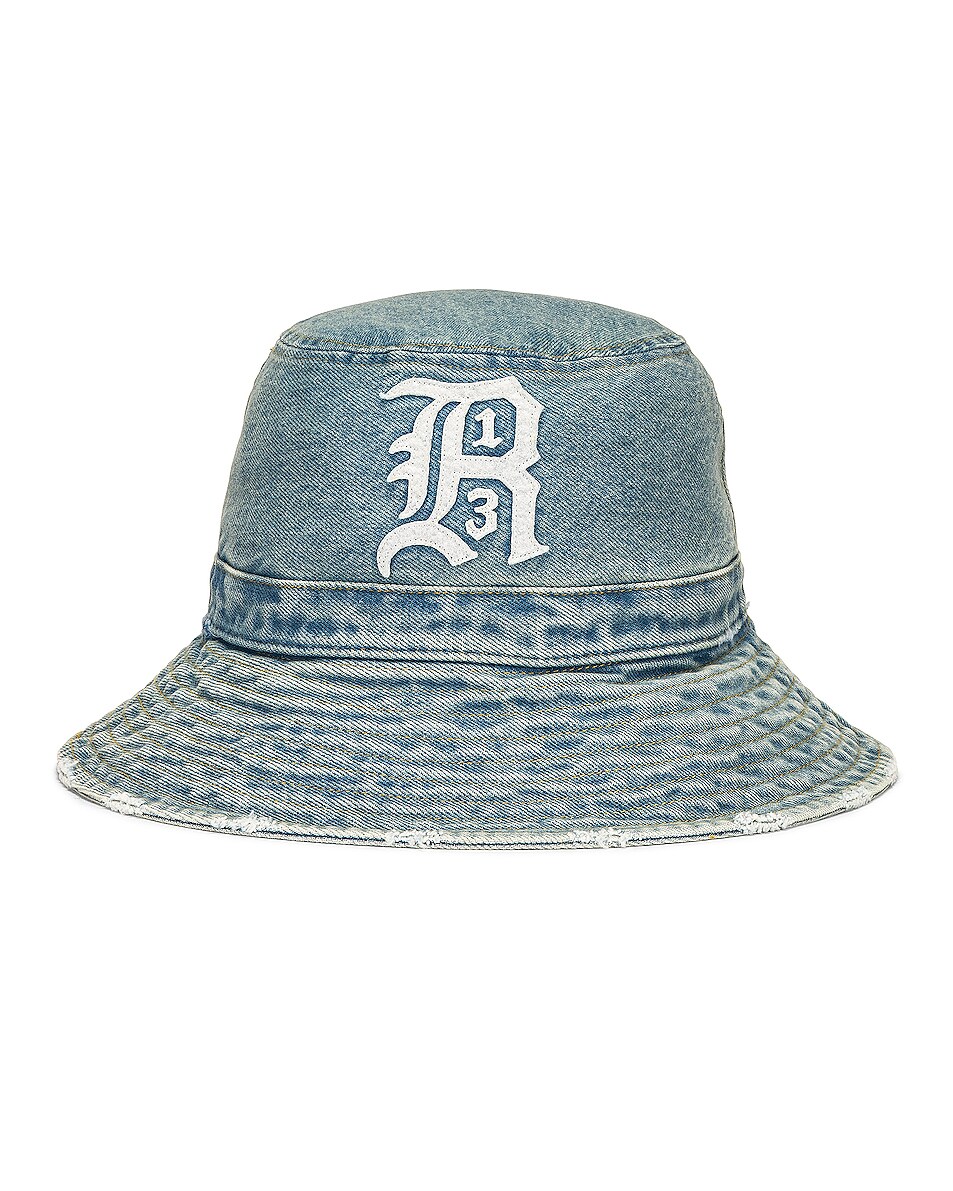 Image 1 of R13 Oversized Bucket Hat in Toni Blue