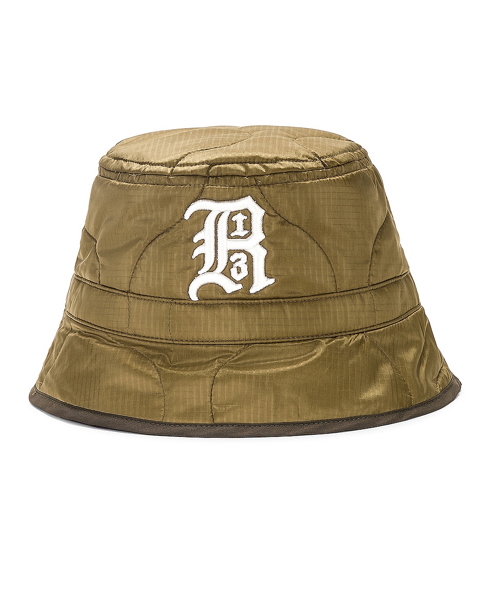 Image 1 of R13 Bucket Hat in Olive