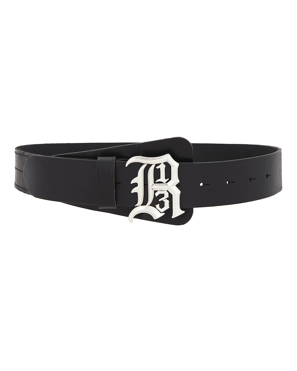 Image 1 of R13 Logo Belt in Black