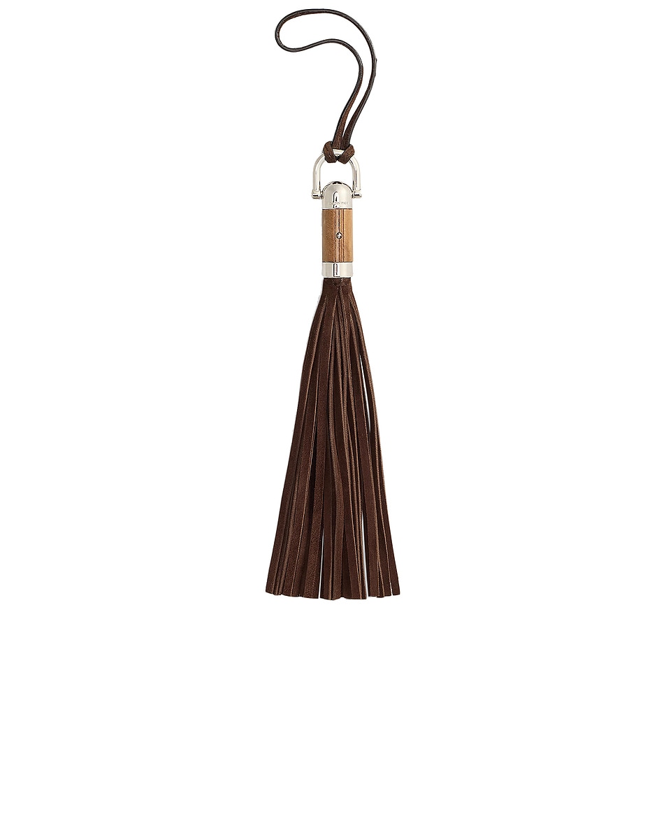 Image 1 of Ralph Lauren Collection Bag Charm in Nutmeg