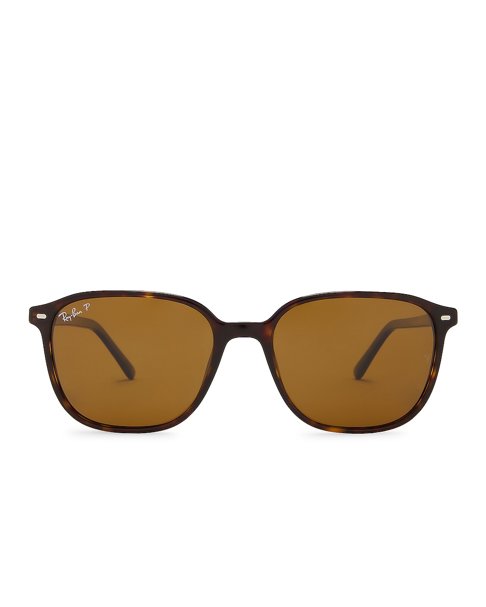 Image 1 of Ray-Ban Polarized Leonard Sunglasses in Brown