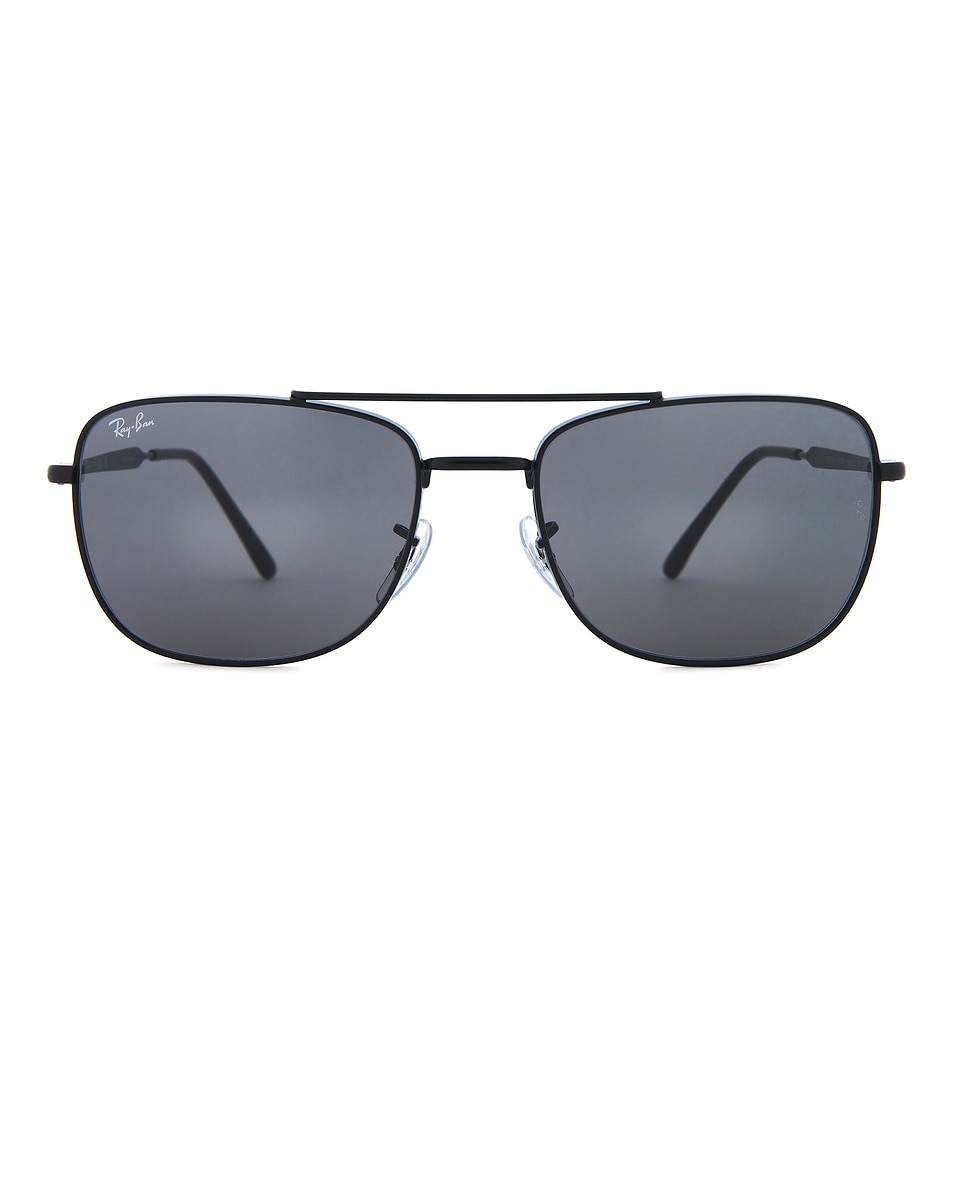 Image 1 of Ray-Ban RB3755 Rectangle Sunglasses in Black
