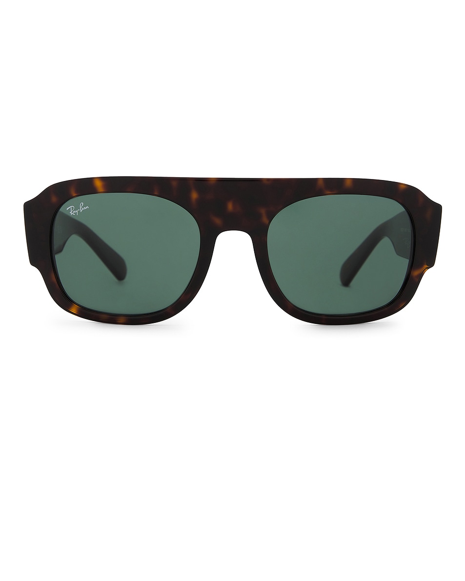 Image 1 of Ray-Ban Sunglasses in Havana & Green