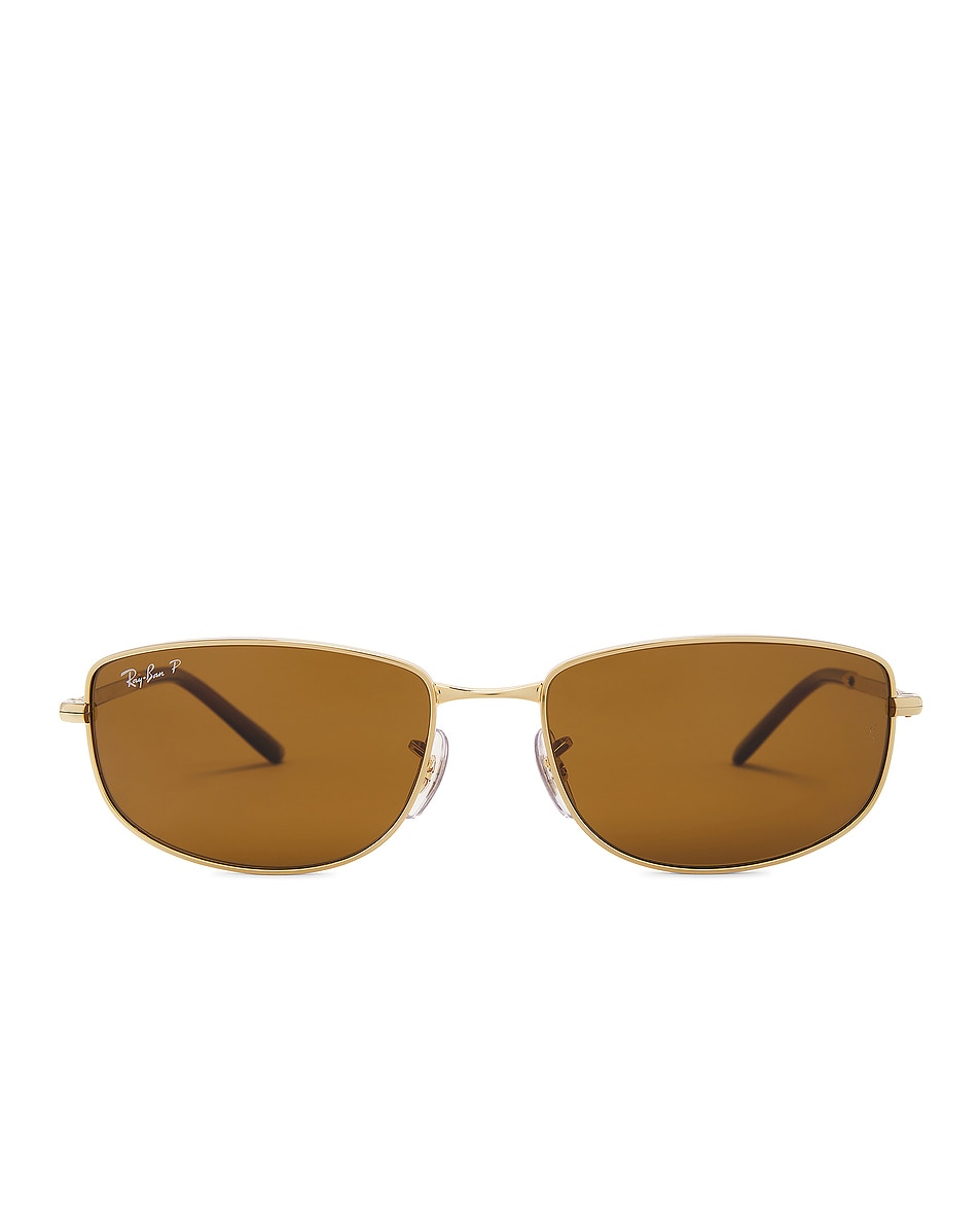 Image 1 of Ray-Ban Oval Sunglasses in Brown