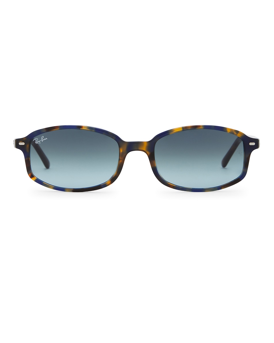 Image 1 of Ray-Ban Sunglasses in Yellow & Blue Havana & Blue Gradient Grey